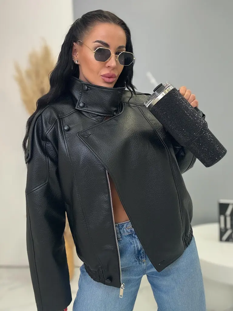 Műbőr bomber kabát LIDER