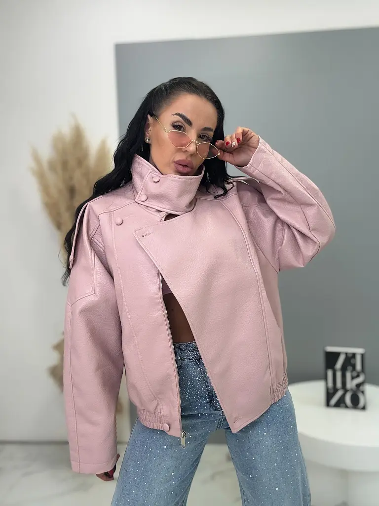 Műbőr bomber kabát LIDER