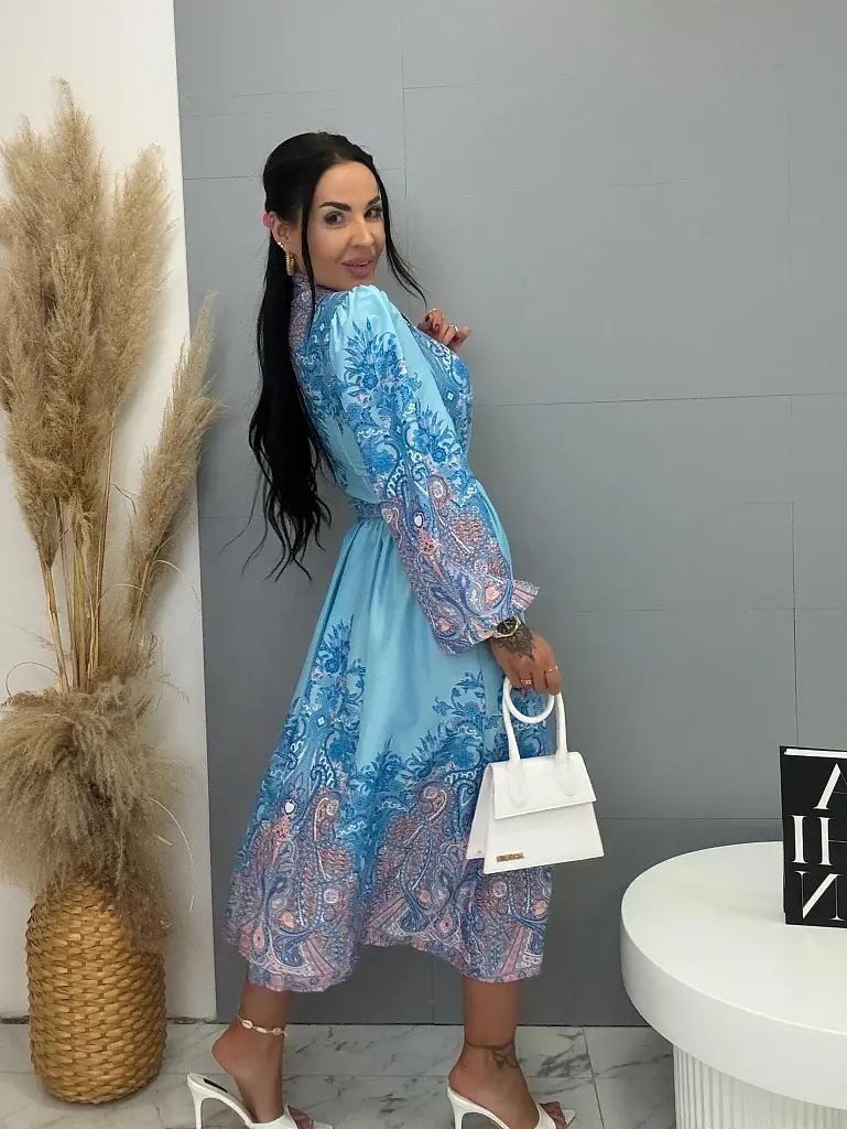 Mintás hosszú ingruha GRACE - next