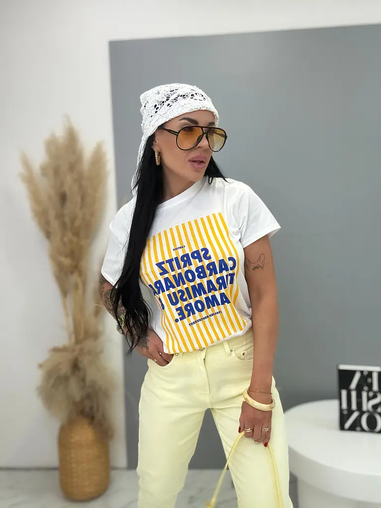 Női mintás póló VIBE SPRITZ - next