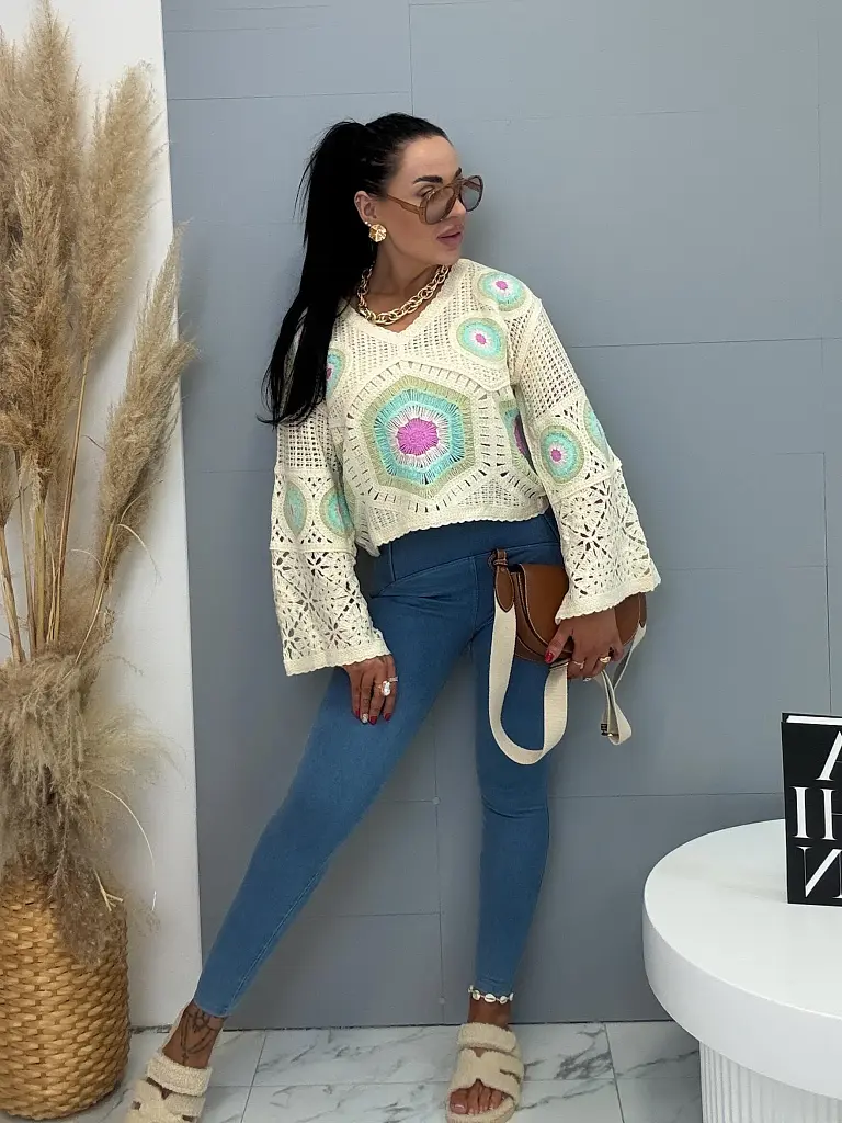 Push-up jeggings magas derékkal - next