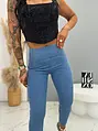 Push-up jeggings magas derékkal