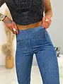 Push-up jeggings magas derékkal