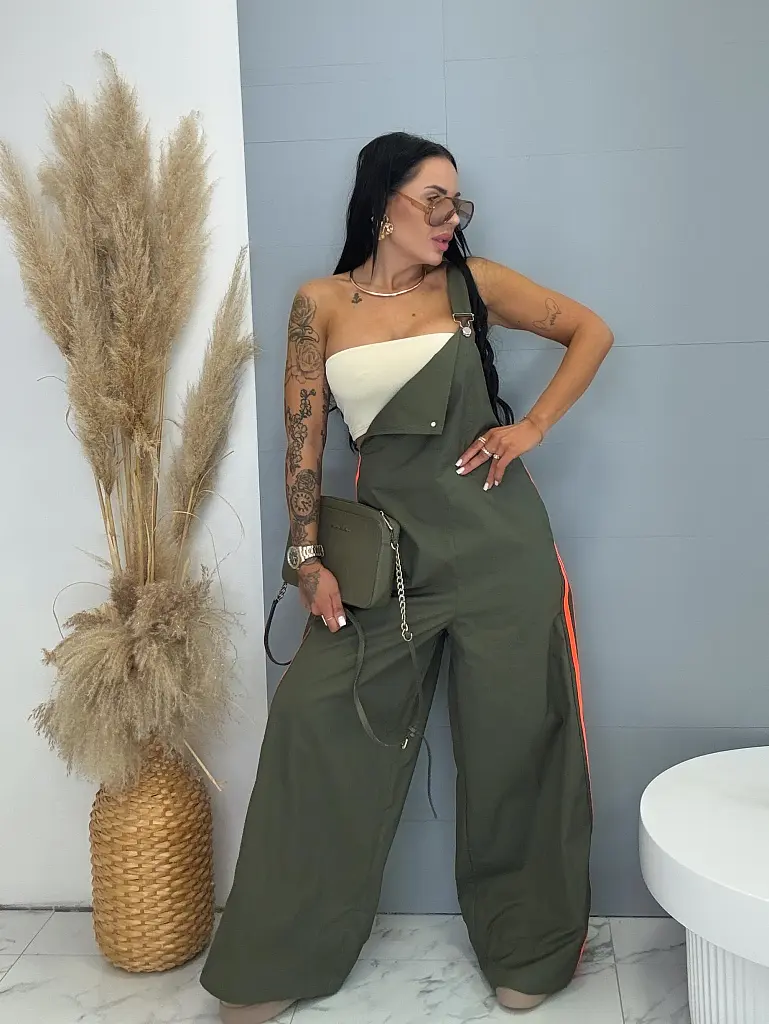 Hosszú ballon kantáros nadrág ALIN