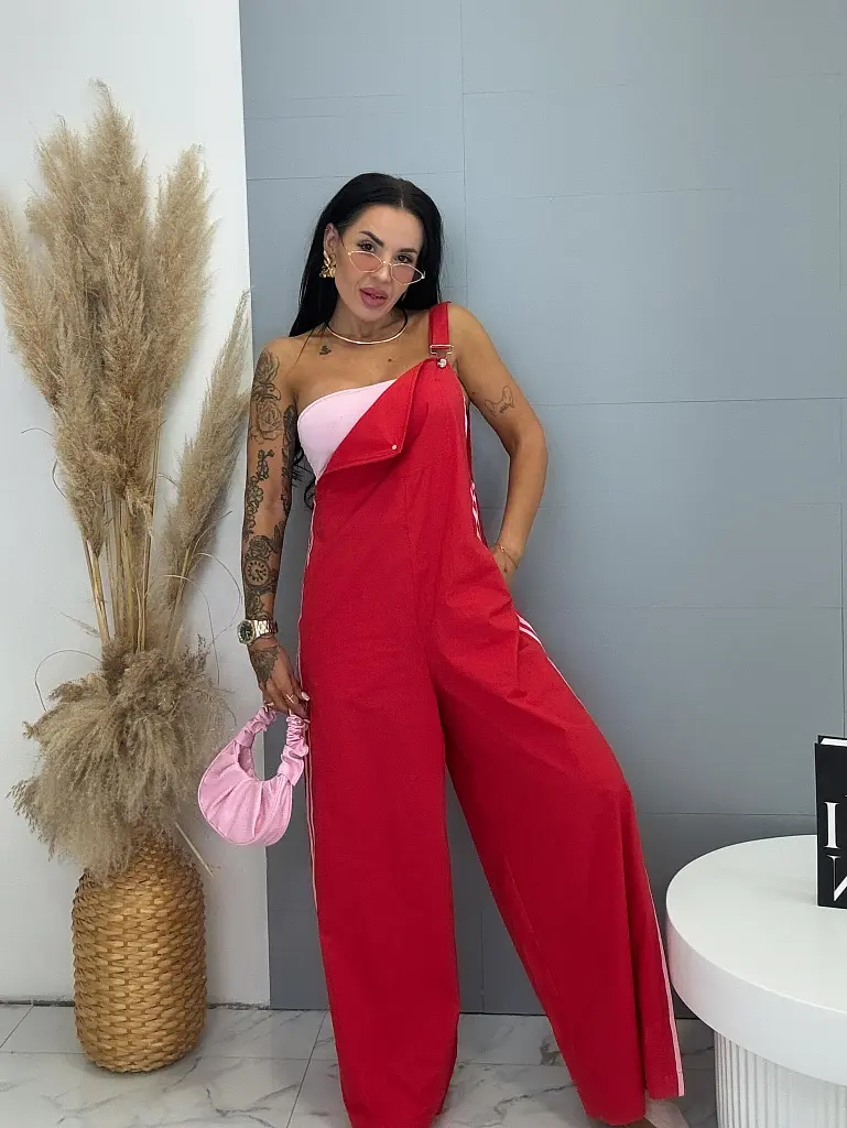 Hosszú ballon kantáros nadrág ALIN