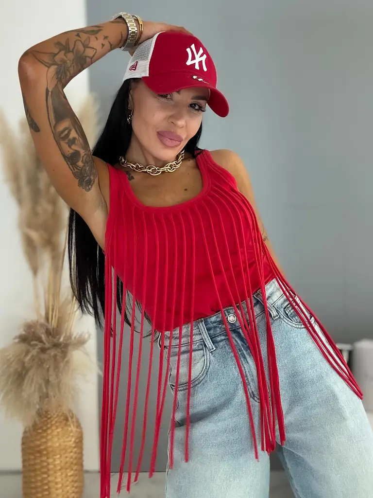 Nyári női ujjatlan felső STREET