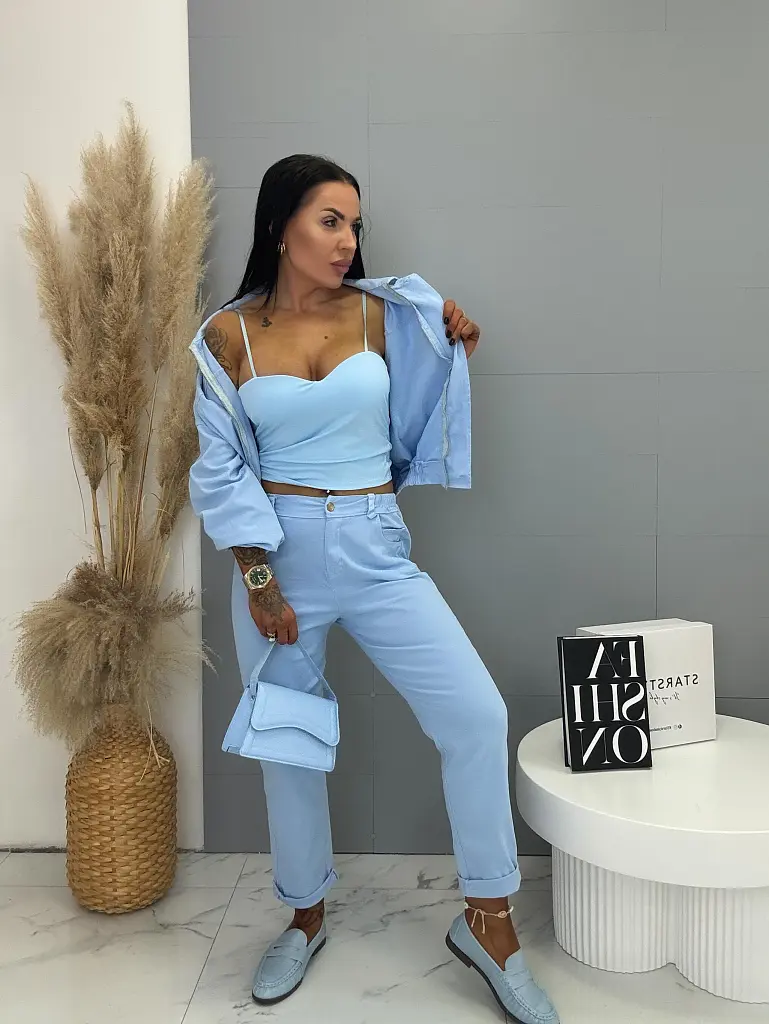 Női crop top melltartóbetéttel STRAP - next