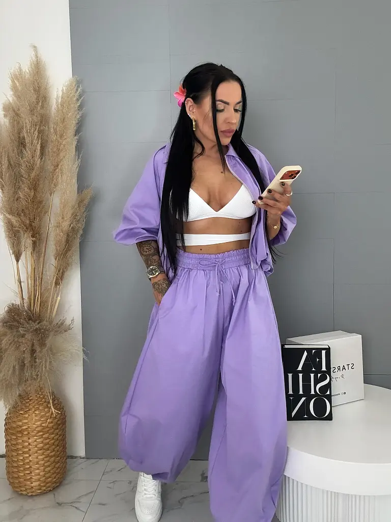 Hagyma fazonú  ballon nadrág rugalmas derékkal VELVET - next