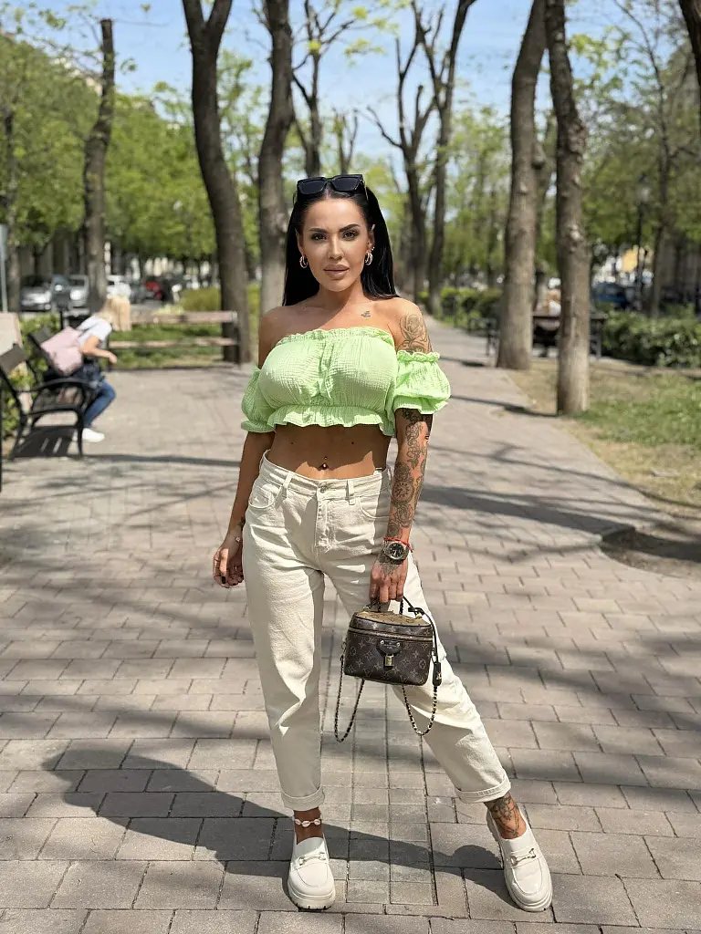Mom fit farmernadrág KERRY