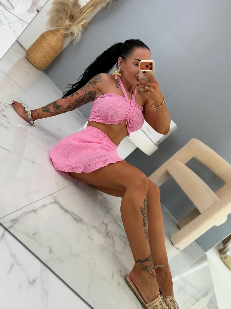 Kétrészes muszlin szett SELENA