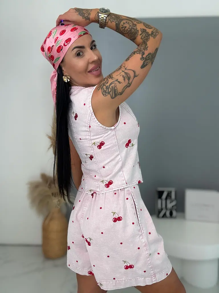 Kétrészes farmer szett CHERRY KISS - next