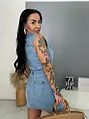 Farmerruha kövecskékkel GLAM