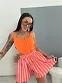 Orange crop top CALLA