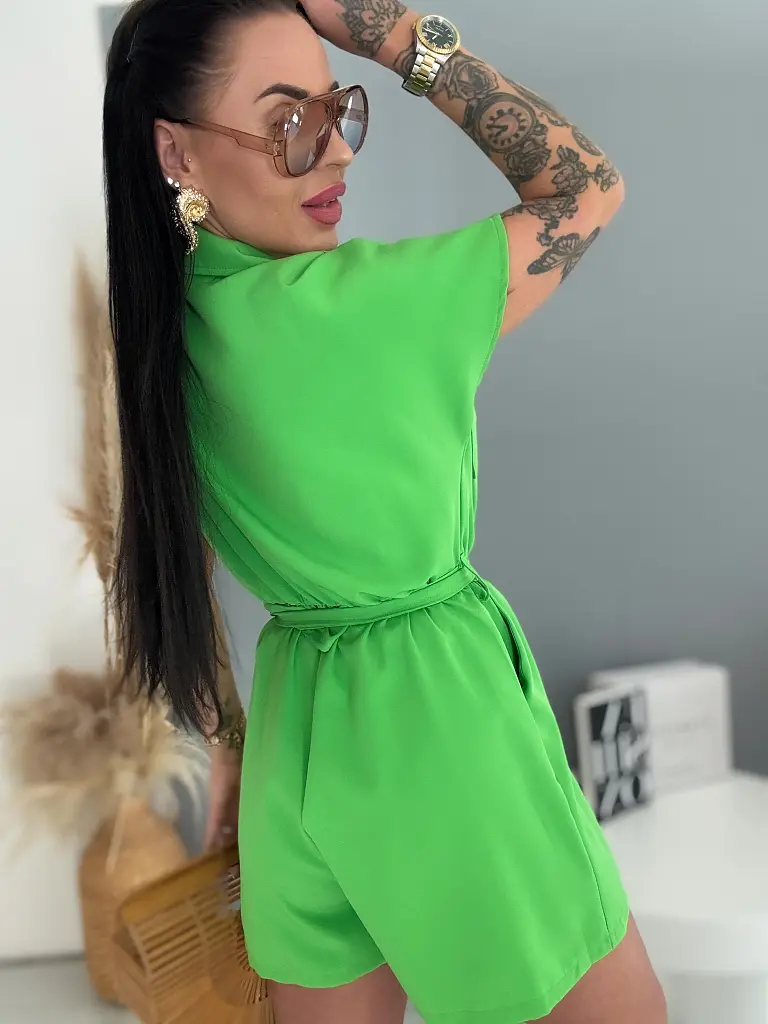 Női overál övvel VIBE GREEN - next