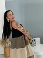 Női egyrészes pántos ruha STRAPPY