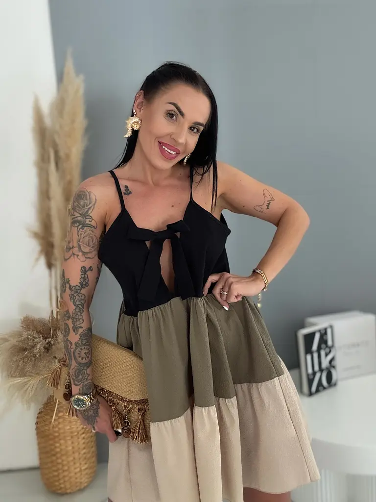 Női egyrészes pántos ruha STRAPPY - next