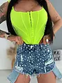 Extravagáns leopárdmintás short SAVANNAH