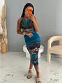 Kétrészes sifon szett AZURE COAST