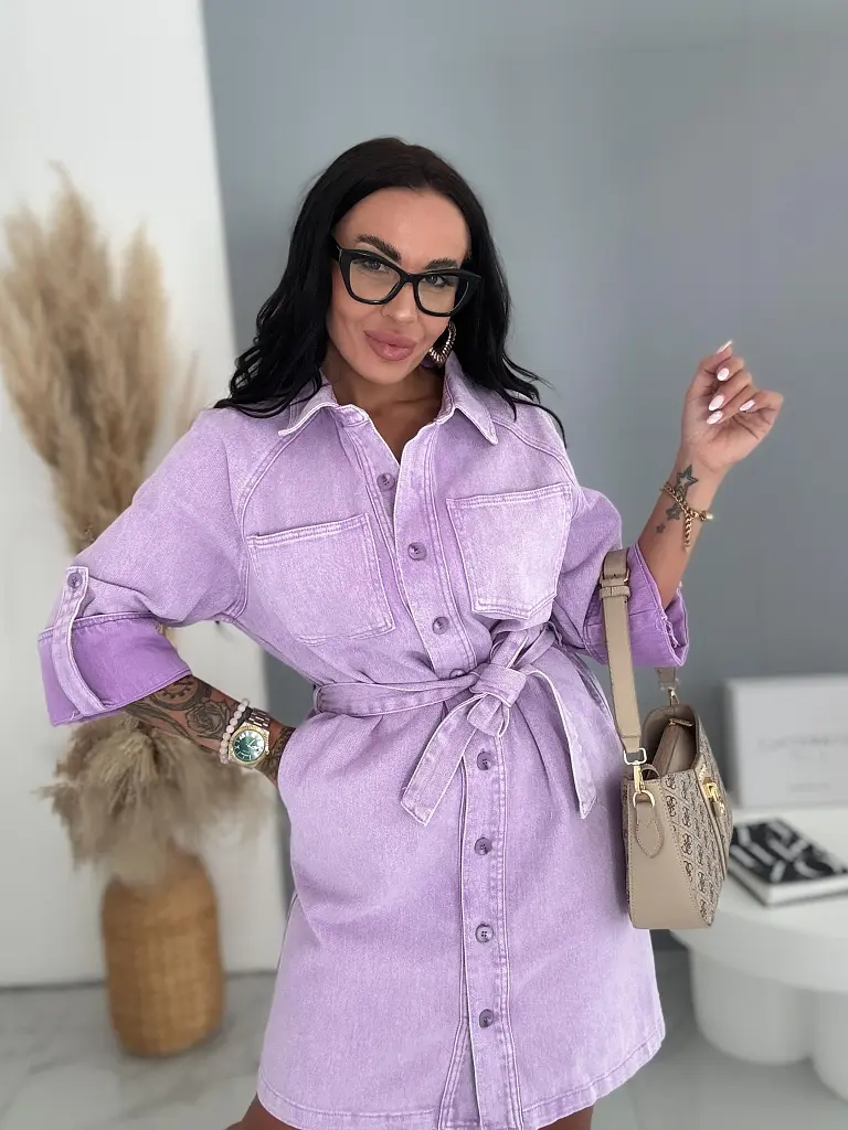 Gombos farmerruha övvel LAVENDER