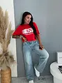Magas derekú wide leg farmer DONT TOUCH