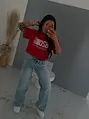 Magas derekú wide leg farmer DONT TOUCH
