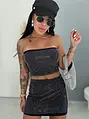 Strasszköves top SEQUIN