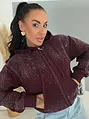 Cipzáras kapucnis felső kövekkel GLAM