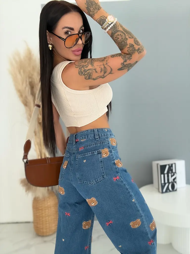 Magas derekú baggy fit farmer TEDDY - next