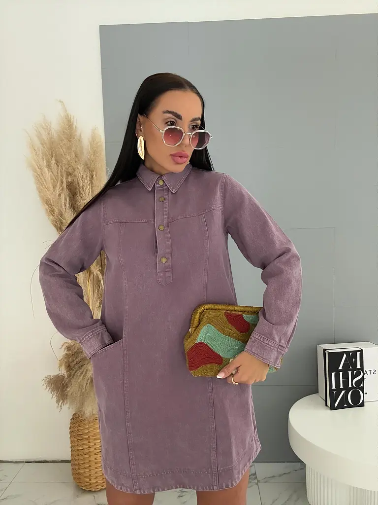 Lezser farmer ruha kapcsokkal CHARM