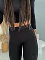 Leggings fekete strasszkövekkel PARTY