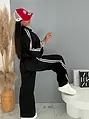 Kétrészes szett frog fastening gombolással MEILIN
