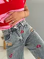 Magas derekú wide leg farmer LOVE ME