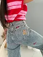 Magas derekú wide leg farmer LOVE ME