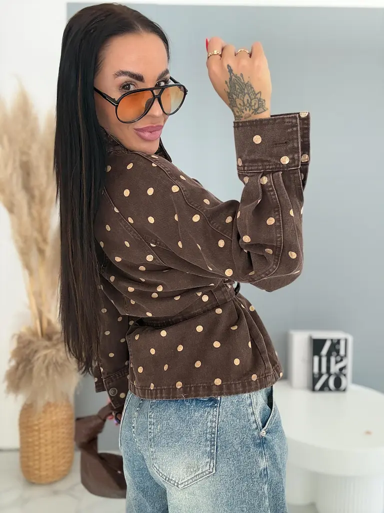 Farmer kabát DENIM DOT - next