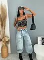 Pántos army crop-top melltöméssel CLEO