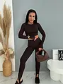 Magas derekú lábujjpántos leggings FLEXA