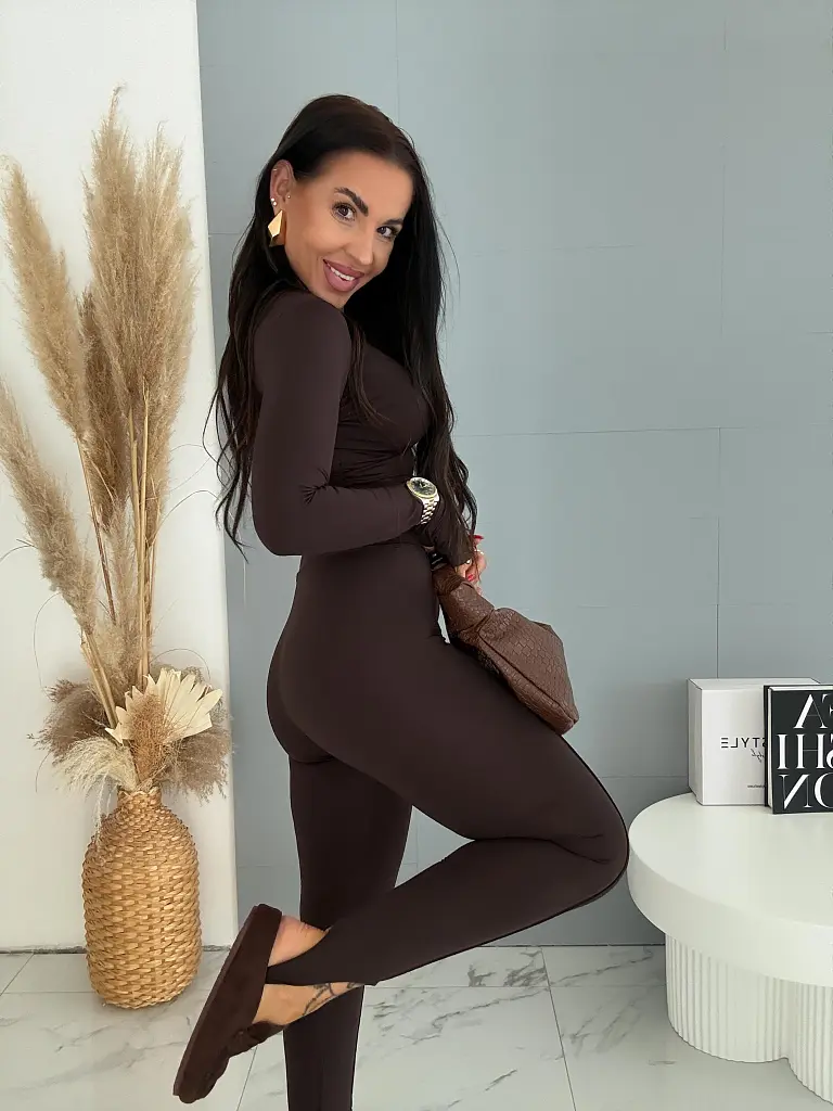 Magas derekú lábujjpántos leggings FLEXA