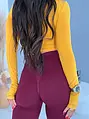 Magas derekú push-up leggings húzott fenékrésszel FLEX FIT