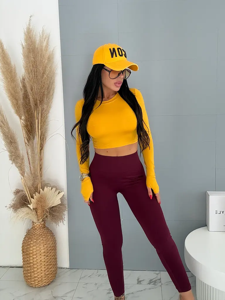 Magas derekú push-up leggings húzott fenékrésszel FLEX FIT - next