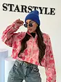 Crop denim army farmerdzseki NEPO