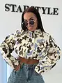Crop denim army farmerdzseki NEPO