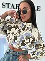 Crop denim army farmerdzseki NEPO