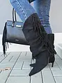 Velúr magasszárú csizma DINAY