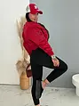 Fekete cipzáras leggings MIRA