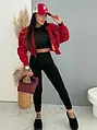 Fekete cipzáras leggings MIRA
