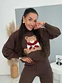 Kétrészes kötött szett macimintával TEDDY