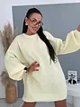 Puha, oversized gyapjúpulóver buggyos ujjakkal AMIRA