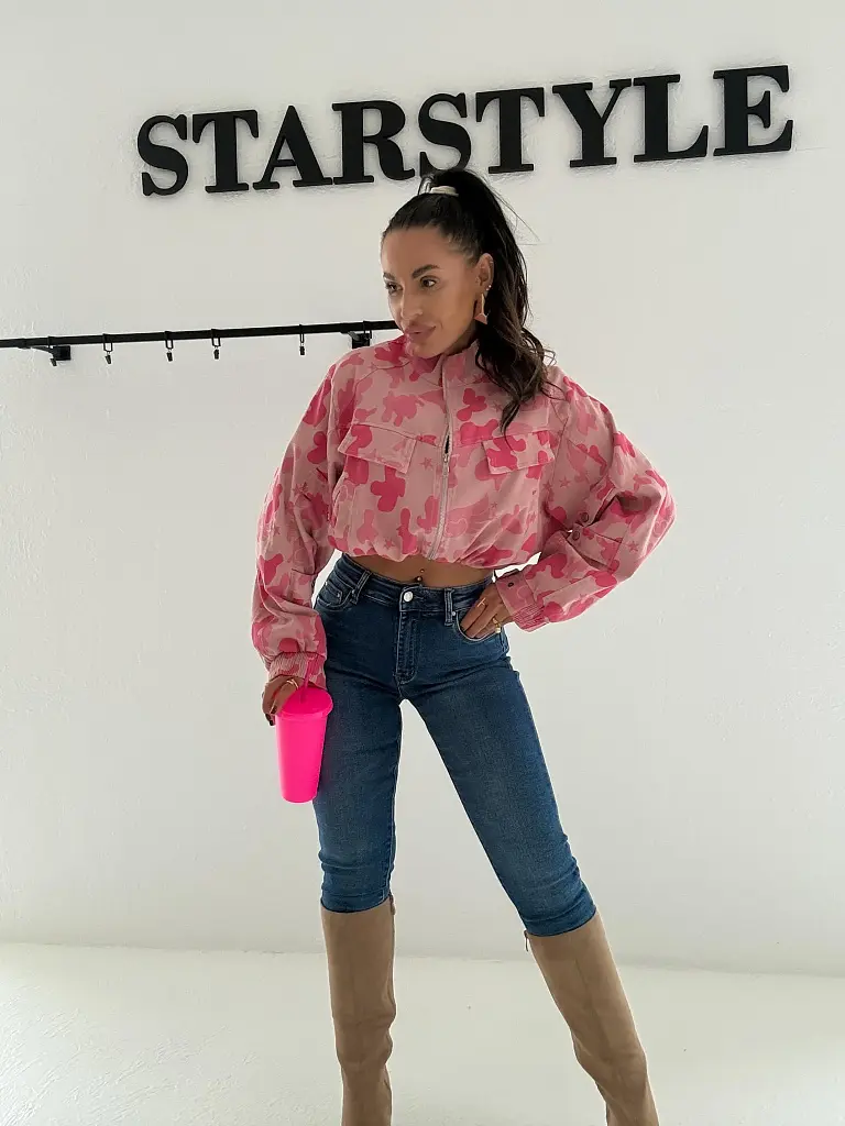 Crop denim army farmerdzseki NEPO - next