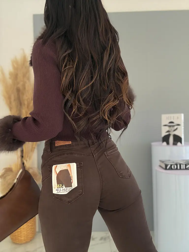 Magas derekú push-up skiny farmer FEMME
