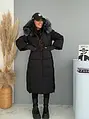 Hosszú télikabát levehető kapucnival WINTER
